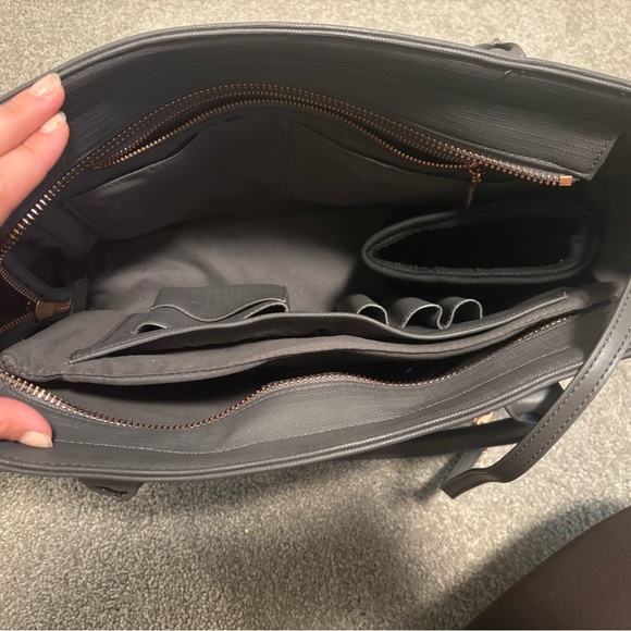 Dagne Dover Signature Tote in Graphite - Picture 6 of 6